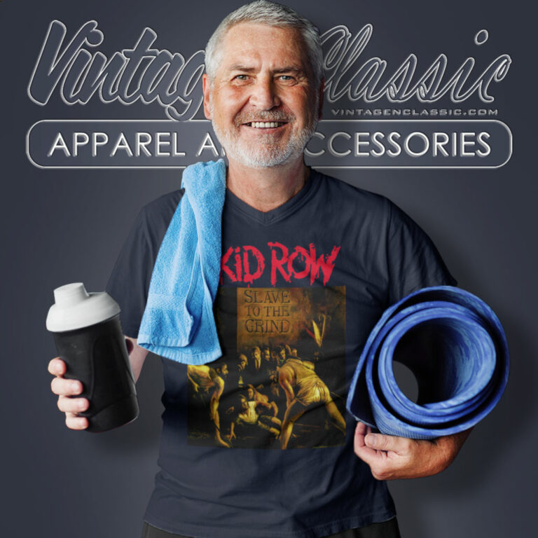 Skid Row Slave To The Grind 91 V Neck TShirt Skid Row Slave To The Grind 91 V Neck TShirt