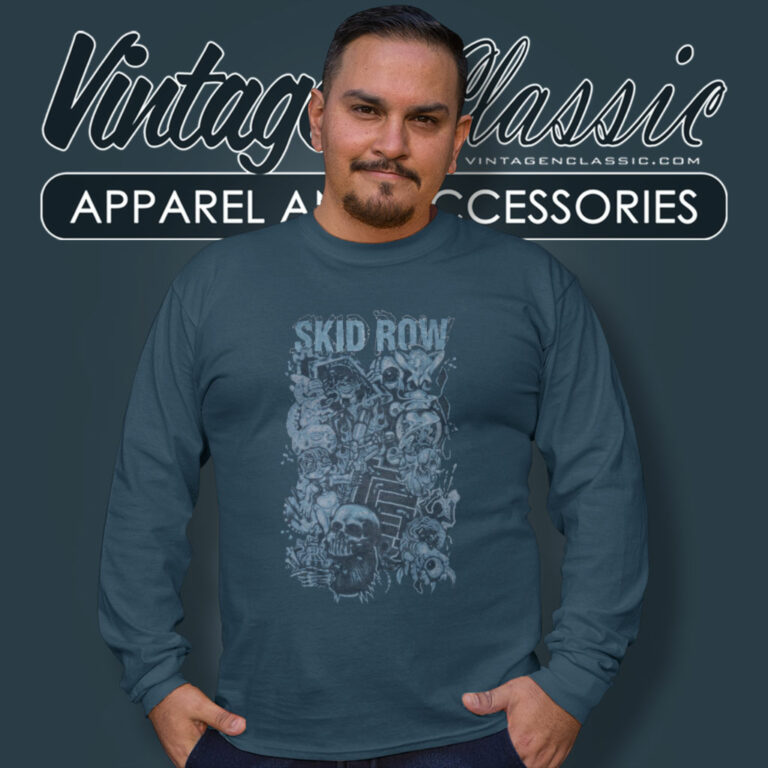 Skid Row Subhuman Race Tour Long Sleeve Tee Skid Row Subhuman Race Tour Long Sleeve Tee