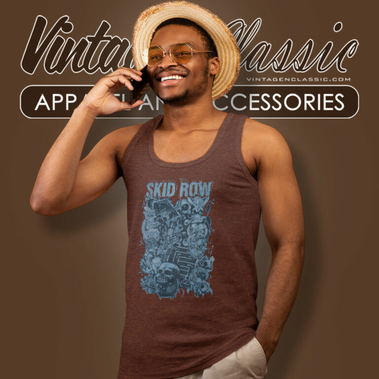 Skid Row Subhuman Race Tour Tank Top Racerback Skid Row Subhuman Race Tour Tank Top Racerback