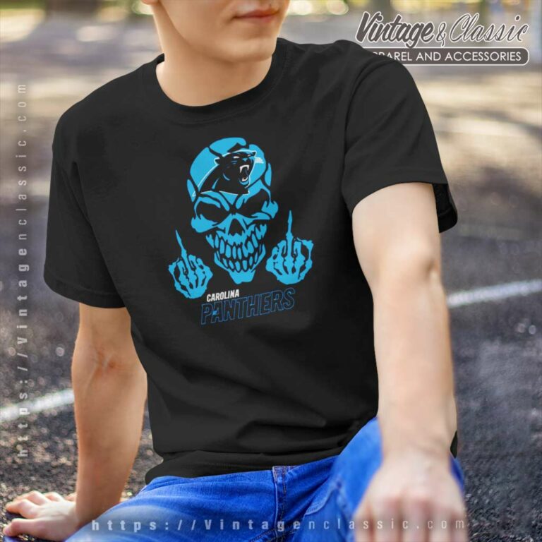 Skull Carolina Panthers Nfl T Shirt Skull Carolina Panthers Nfl T Shirt