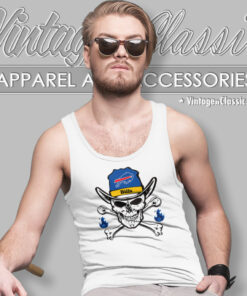 Skull Fire Buffalo Bills Shirt For Fans Tank Top Racerback 1