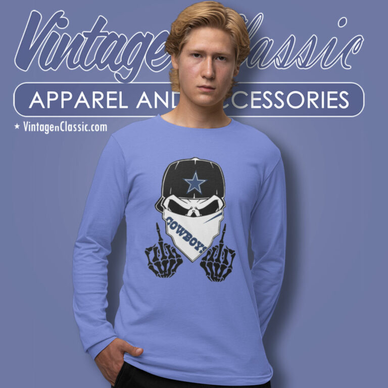 Skull Fuck Dallas Cowboys Long Sleeve Tee Skull Fuck Dallas Cowboys Long Sleeve Tee