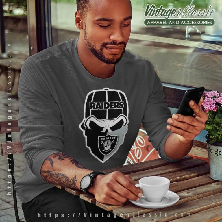 Skull Mask Las Vegas Raiders Sweatshirt Skull Mask Las Vegas Raiders Sweatshirt