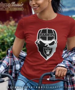 Skull Mask Las Vegas Raiders Women TShirt