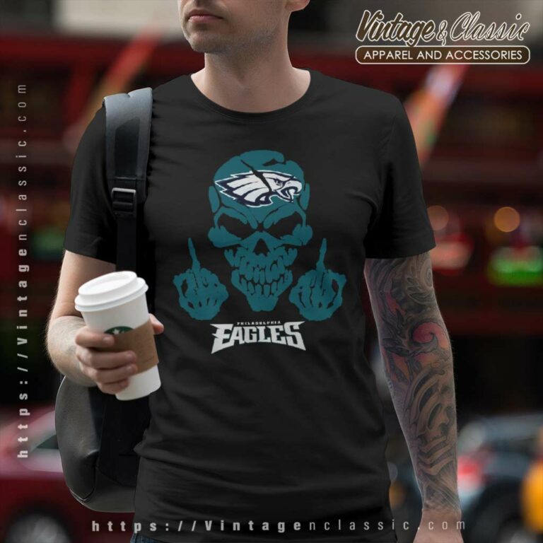 Skull Philadelphia Eagles T Shirt Skull Philadelphia Eagles T Shirt