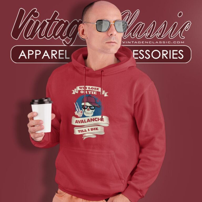 Skull Say Hi Colorado Avalanche Hoodie Skull Say Hi Colorado Avalanche Hoodie