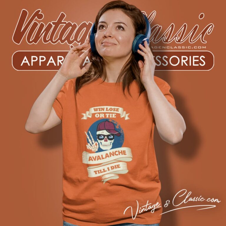 Skull Say Hi Colorado Avalanche Women T Shirt Skull Say Hi Colorado Avalanche Women T Shirt