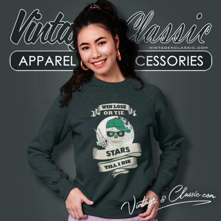 Skull Say Hi Dallas Stars Sweatshirt Skull Say Hi Dallas Stars Sweatshirt