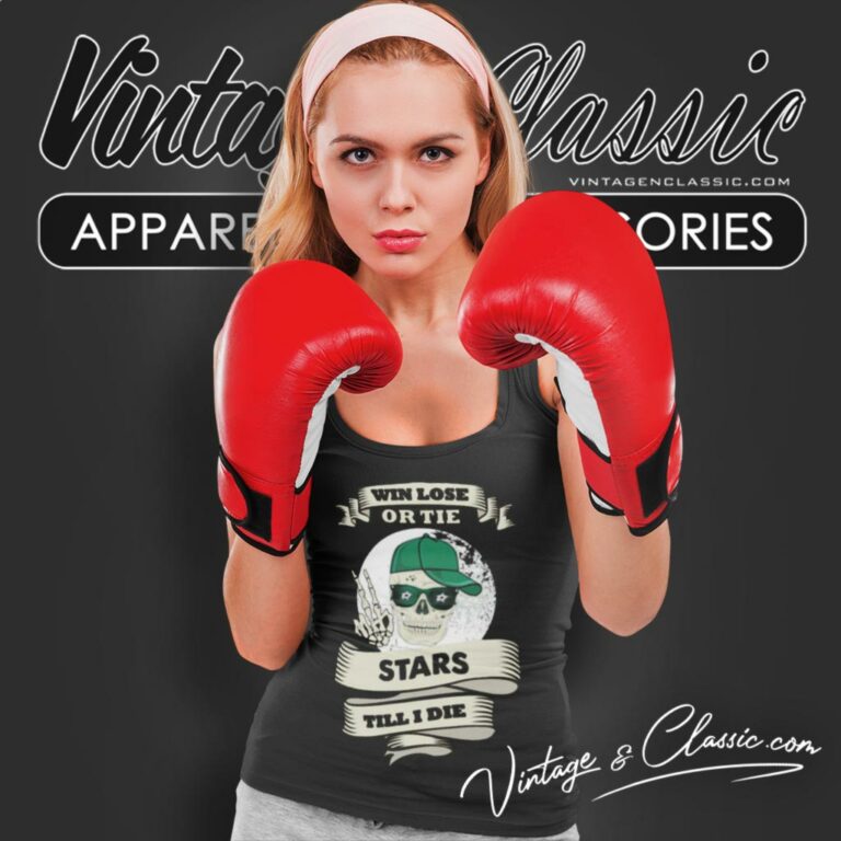 Skull Say Hi Dallas Stars Tank Top Racerback Skull Say Hi Dallas Stars Tank Top Racerback