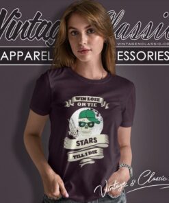 Skull Say Hi Dallas Stars Women T Shirt