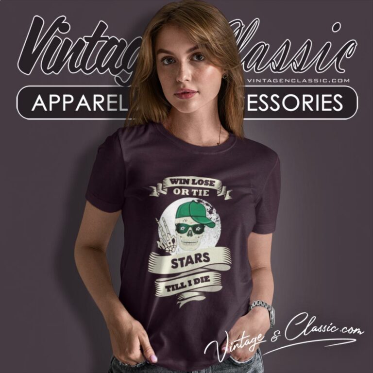 Skull Say Hi Dallas Stars Women T Shirt Skull Say Hi Dallas Stars Women T Shirt