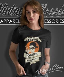 Skull Say Hi Edmonton Oilers Women T Shirt
