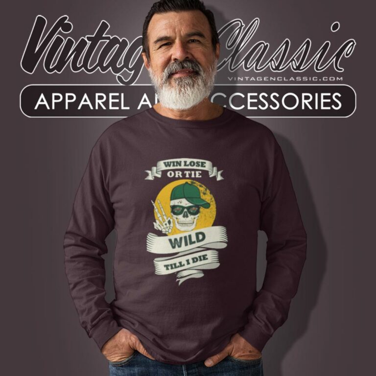 Skull Say Hi Minnesota Wild Long Sleeve Tee Skull Say Hi Minnesota Wild Long Sleeve Tee