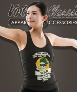 Skull Say Hi Minnesota Wild Tank Top Racerback
