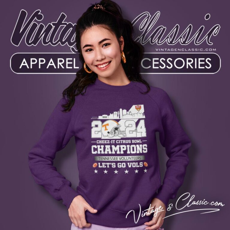 Skyline Tennessee Volunteers Cheez It Citrus Bowl Champions 2024 Sweatshirt Skyline Tennessee Volunteers Cheez It Citrus Bowl Champions 2024 Sweatshirt