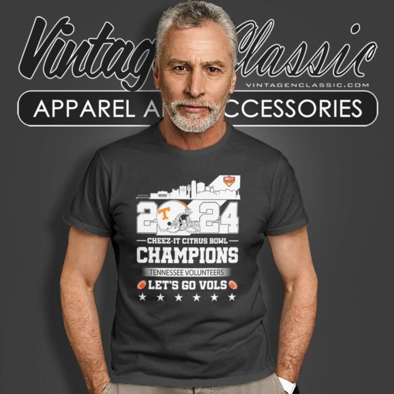 Skyline Tennessee Volunteers Cheez It Citrus Bowl Champions 2024 T Shirt Skyline Tennessee Volunteers Cheez It Citrus Bowl Champions 2024 T Shirt