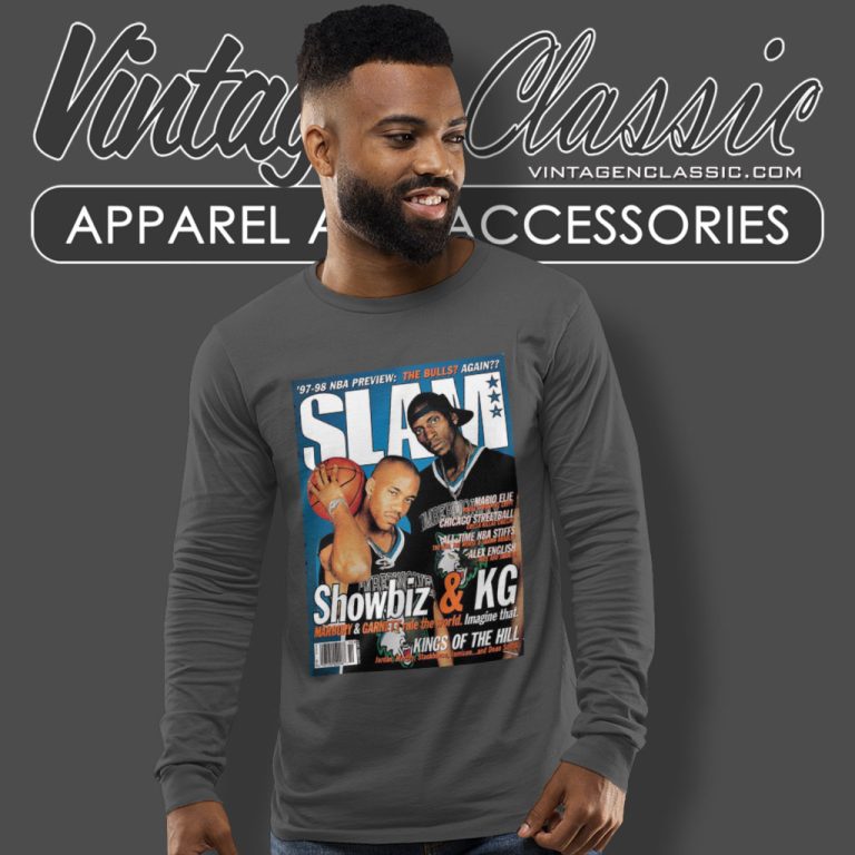 Slam Minnesota Timberwolves Kevin Garnett Long Sleeve Tee Slam Minnesota Timberwolves Kevin Garnett Long Sleeve Tee