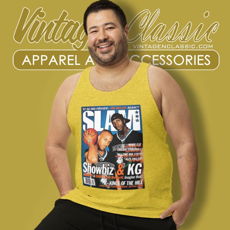 Slam Minnesota Timberwolves Kevin Garnett Tank Top Racerback Slam Minnesota Timberwolves Kevin Garnett Tank Top Racerback