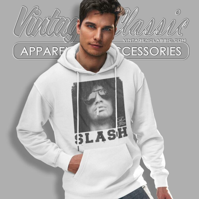 Slash Guns N Roses Smoking Hoodie Slash Guns N Roses Smoking Hoodie