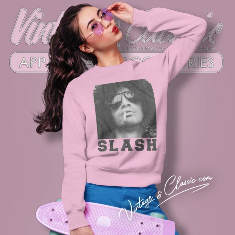 Slash Guns N Roses Smoking Sweatshirt Slash Guns N Roses Smoking Sweatshirt