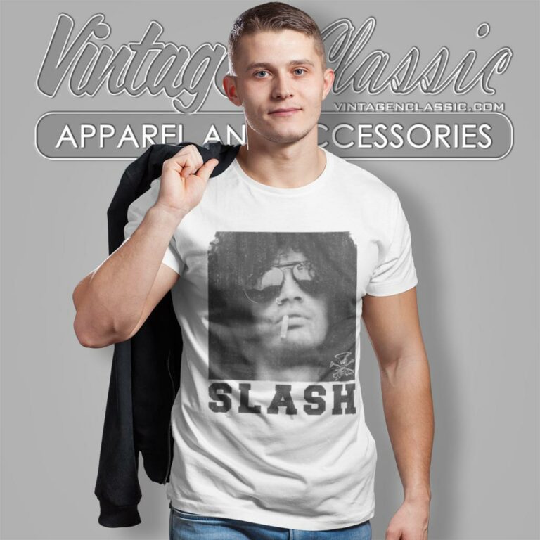 Slash Guns N Roses Smoking T Shirt Slash Guns N Roses Smoking T Shirt