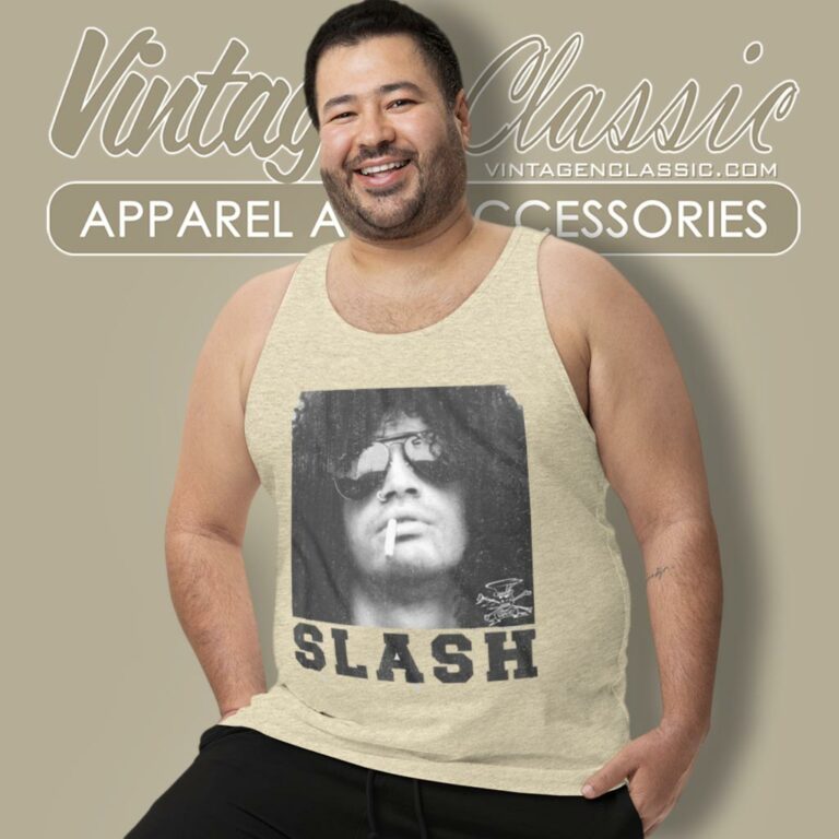 Slash Guns N Roses Smoking Tank Top Racerback Slash Guns N Roses Smoking Tank Top Racerback