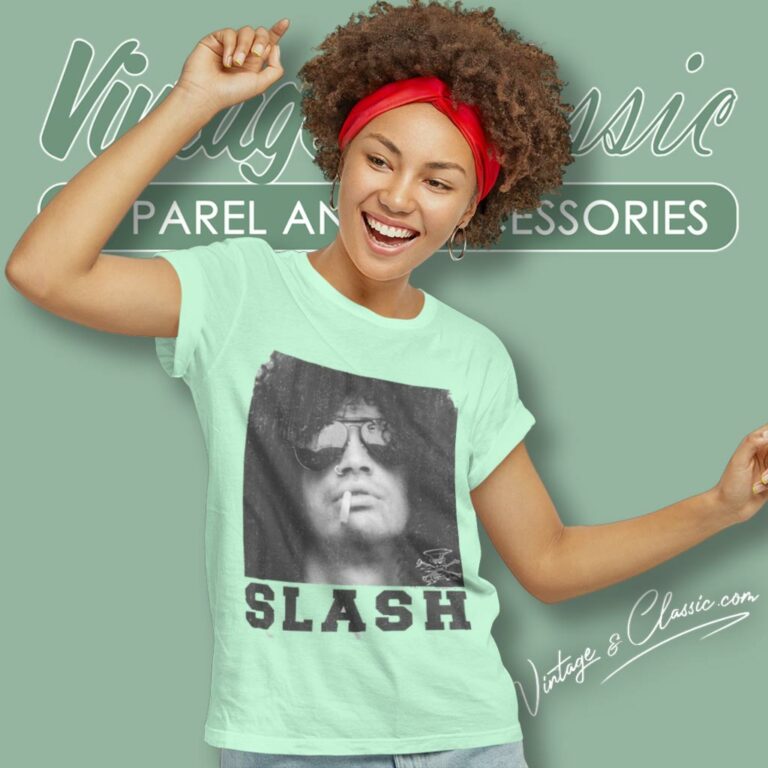 Slash Guns N Roses Smoking Women T Shirt Slash Guns N Roses Smoking Women T Shirt