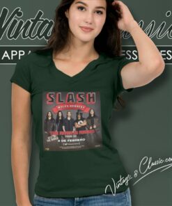 Slash Shirt The River Is Rising Tour 2024 9 De Febrero V Neck TShirt