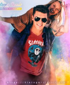 Slasher Jason Voorhees Thrasher V Neck TShirt