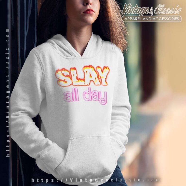 Slay All Day Barbie X Oppenheimer Hoodie Slay All Day Barbie X Oppenheimer Hoodie