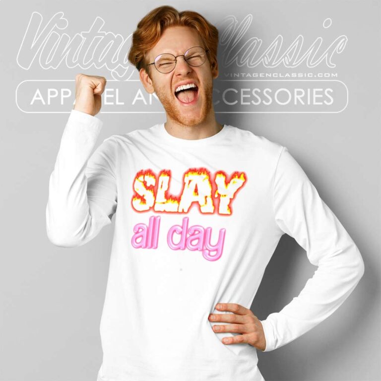 Slay All Day Barbie X Oppenheimer Long Sleeve Tee Slay All Day Barbie X Oppenheimer Long Sleeve Tee