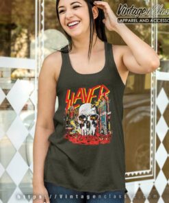 Slayer 1988 World Sacrifice Tank Top Racerback
