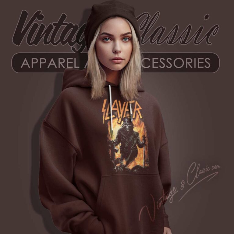 Slayer Aftermath Band Logo Hoodie Slayer Aftermath Band Logo Hoodie