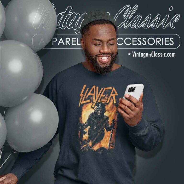 Slayer Aftermath Band Logo Sweatshirt Slayer Aftermath Band Logo Sweatshirt