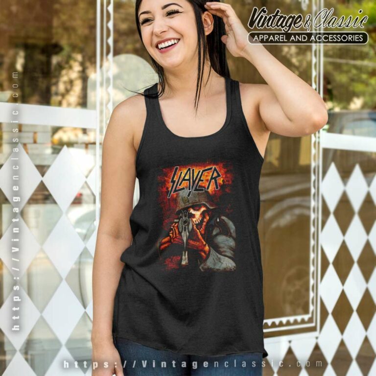 Slayer American Trash Tank Top Racerback Slayer American Trash Tank Top Racerback