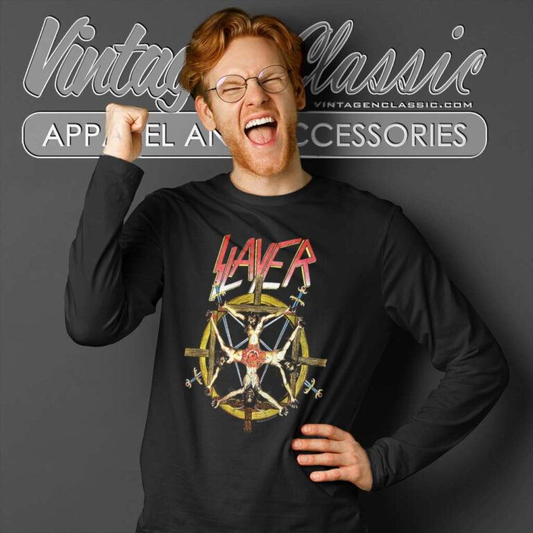 Slayer Circle Of Beliefs Rare Long Sleeve Tee Slayer Circle Of Beliefs Rare Long Sleeve Tee