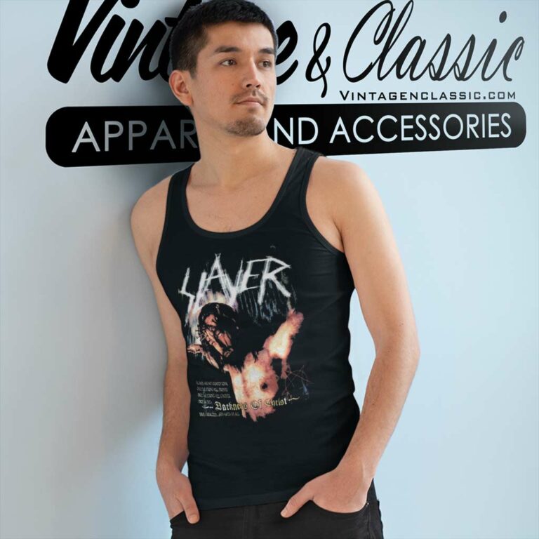 Slayer Darkness Of Christ Tank Top Racerback Slayer Darkness Of Christ Tank Top Racerback