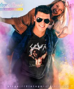 Slayer Darkness Of Christ V Neck TShirt