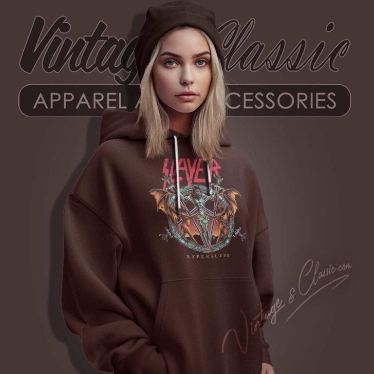Slayer Demon Christ Repentless Hoodie Slayer Demon Christ Repentless Hoodie