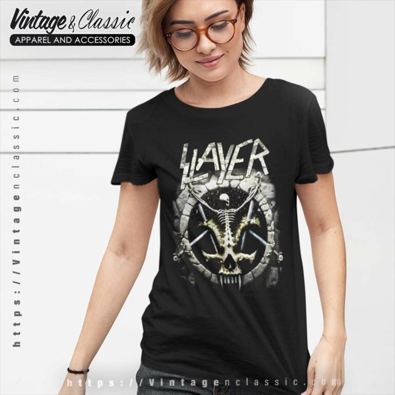 Slayer Divine Intervention Women TShirt Slayer Divine Intervention Women TShirt
