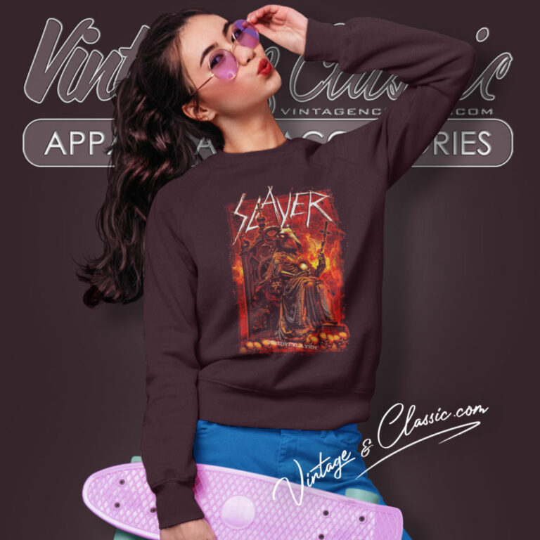 Slayer Goat Skull Sweatshirt Slayer Goat Skull Sweatshirt