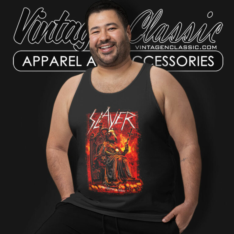 Slayer Goat Skull Tank Top Racerback Slayer Goat Skull Tank Top Racerback