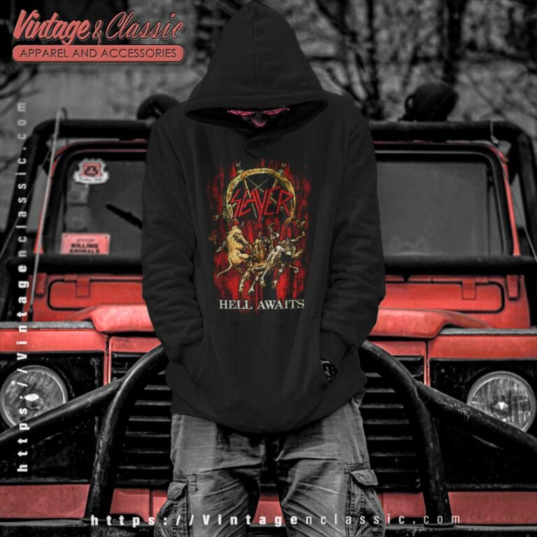 Slayer Hell Awaits Hoodie Slayer Hell Awaits Hoodie