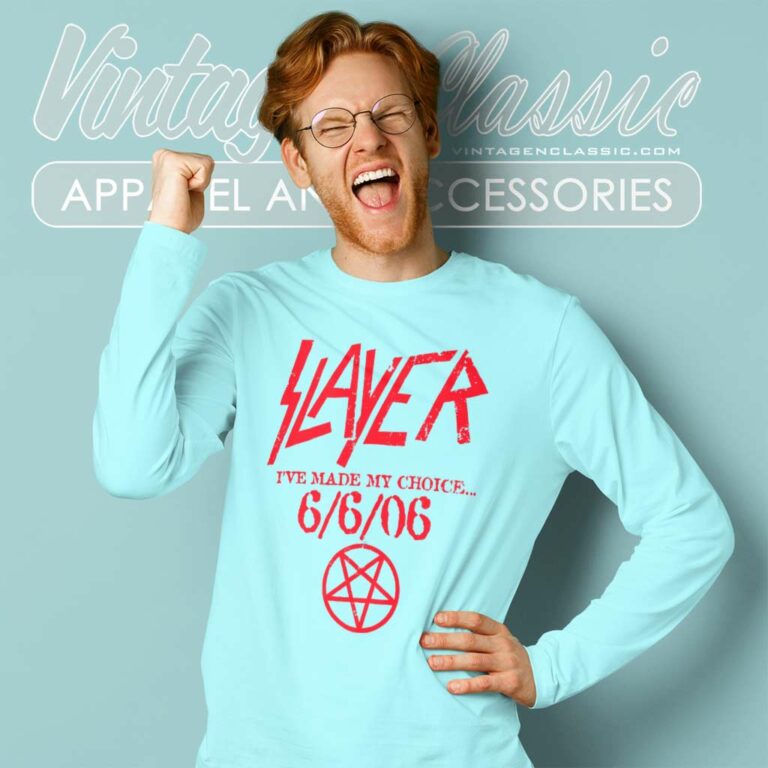 Slayer Ive Made My Choice Long Sleeve Tee Slayer Ive Made My Choice Long Sleeve Tee