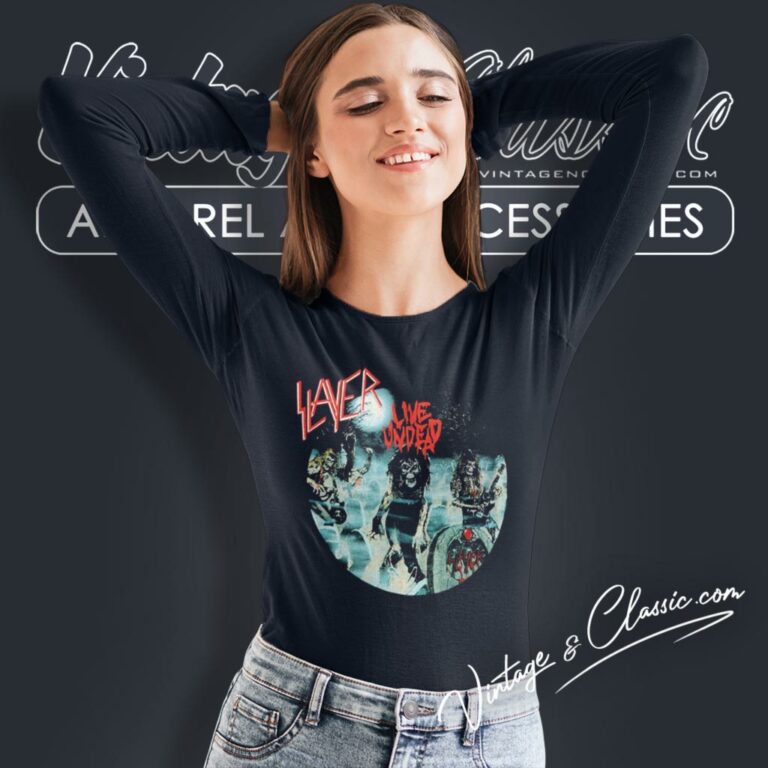Slayer Live Undead Long Sleeve Tee Slayer Live Undead Long Sleeve Tee