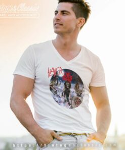 Slayer Live Undead Unworn V Neck TShirt 1