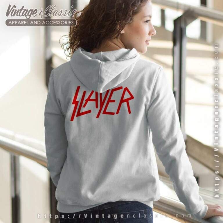Slayer Logo Backside Women Hoodie Slayer Logo Backside Women Hoodie