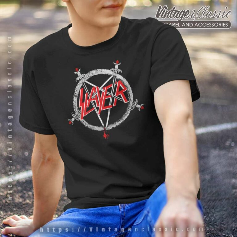Slayer Pentagram Logo T Shirt Slayer Pentagram Logo T Shirt
