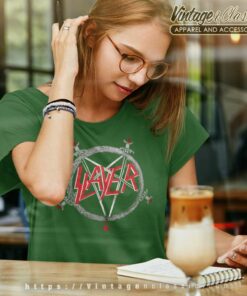 Slayer Pentagram Logo Women TShirt