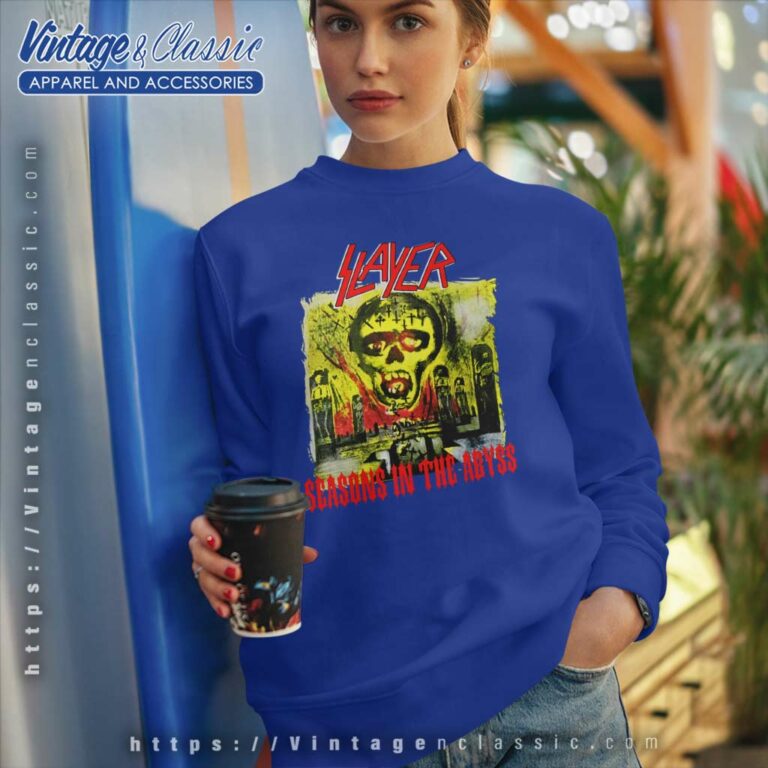 Slayer Seasons In The Abyss Sweatshirt Slayer Seasons In The Abyss Sweatshirt